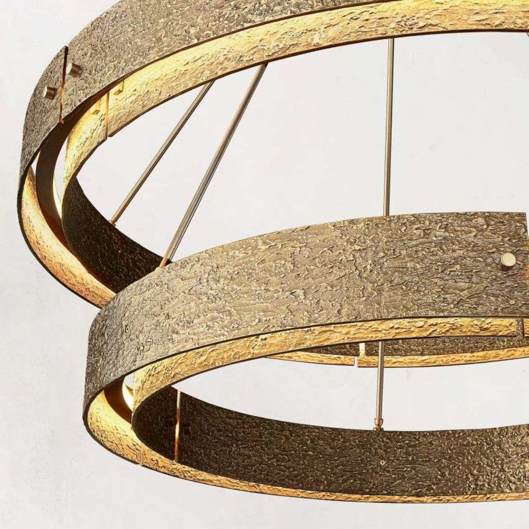 Voulent Two-Tier Round Chandelier 60"