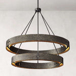 Voulent Two-Tier Round Chandelier 72"