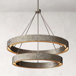 Voulent Two-Tier Round Chandelier 60"