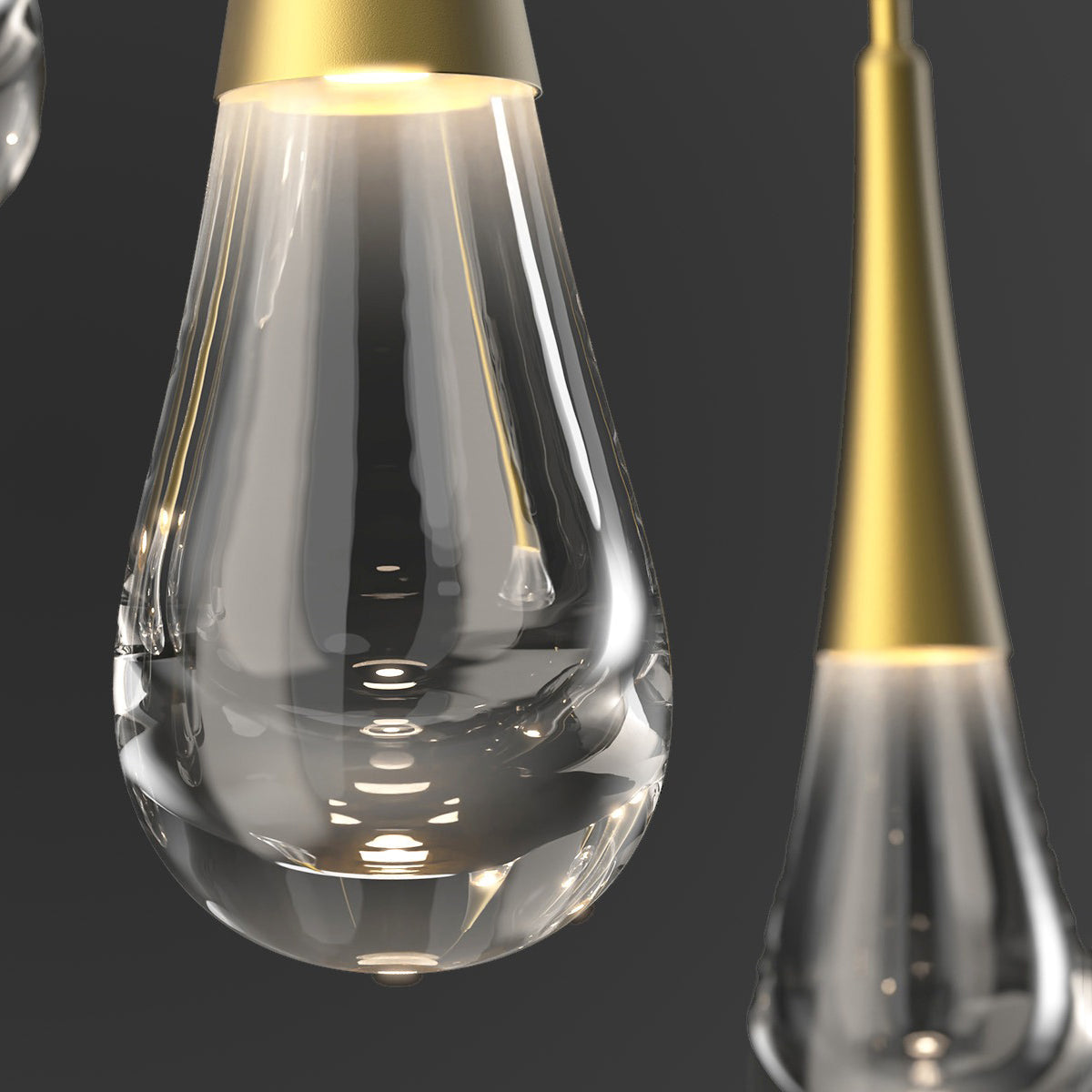 Water Drop Rectangle Chandelier