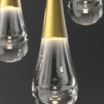 Water Drop Rectangle Chandelier
