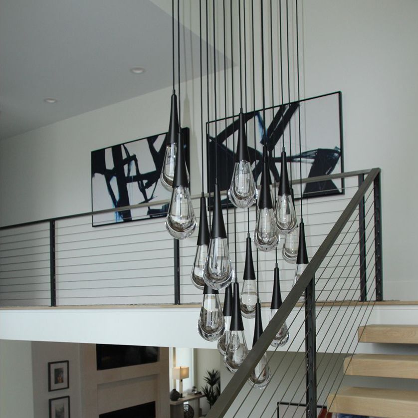 Water Drop Round Chandelier