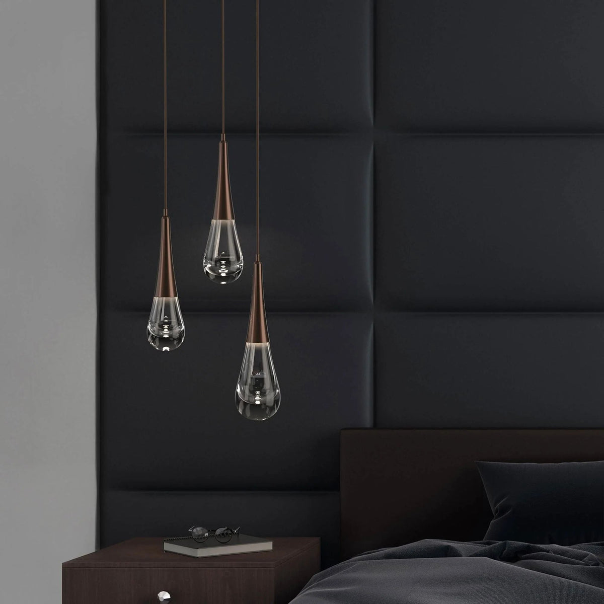 Water Drop Round Chandelier
