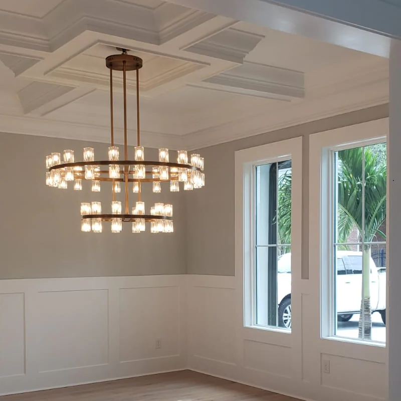 Archette Two-Tier Round Chandelier 60"