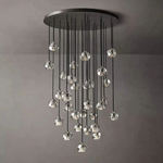 Boulle Round Chandelier 40"