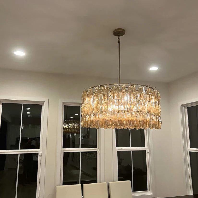 Chivaro Round Chandelier 37"