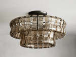 Ghiaccio Glass Flush Mount