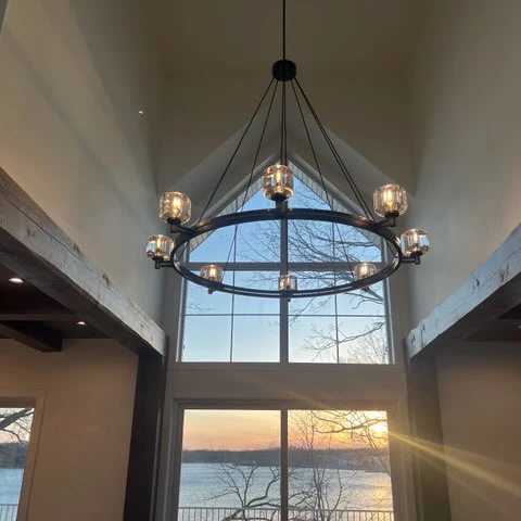 Deveret Round Chandelier 48"