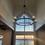 Deveret Round Chandelier 48"