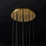 Boulle Round Cluster Chandelier 19"