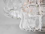 Ghiaccio Glass Flush Mount