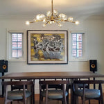 Boulle Round Chandelier 60"