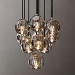 Boulle Round Cluster Chandelier 14"