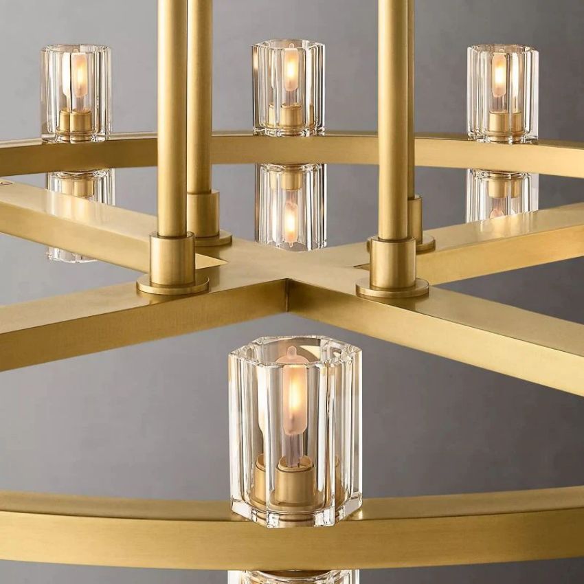 Archette Two-Tier Round Chandelier 60"