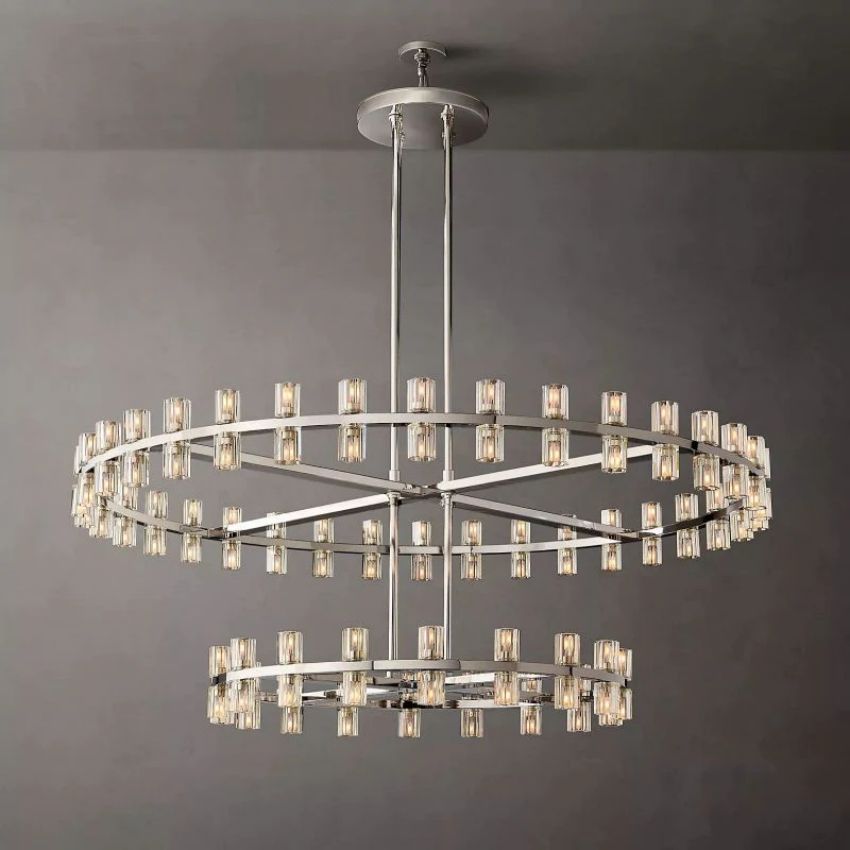 Archette Two-Tier Round Chandelier 60"