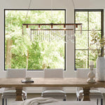 Crystal Ball AubreyRectangular Chandelier 47'' 60''