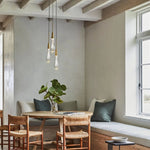 Soltaire Raindrop 3-Light Round Pendant