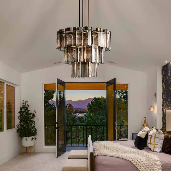 Delsie Tiered Round Chandelier
