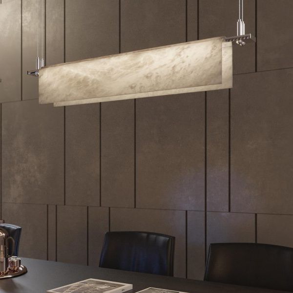 Alabaster Studio Chandelier