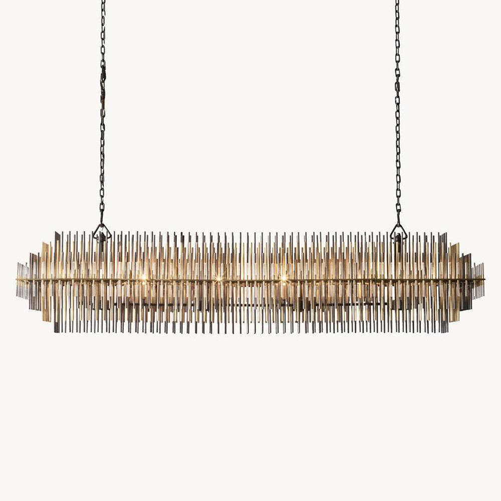 Elrion Rectangular Chandelier 54"