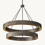Voulent Two-Tier Round Chandelier 60"