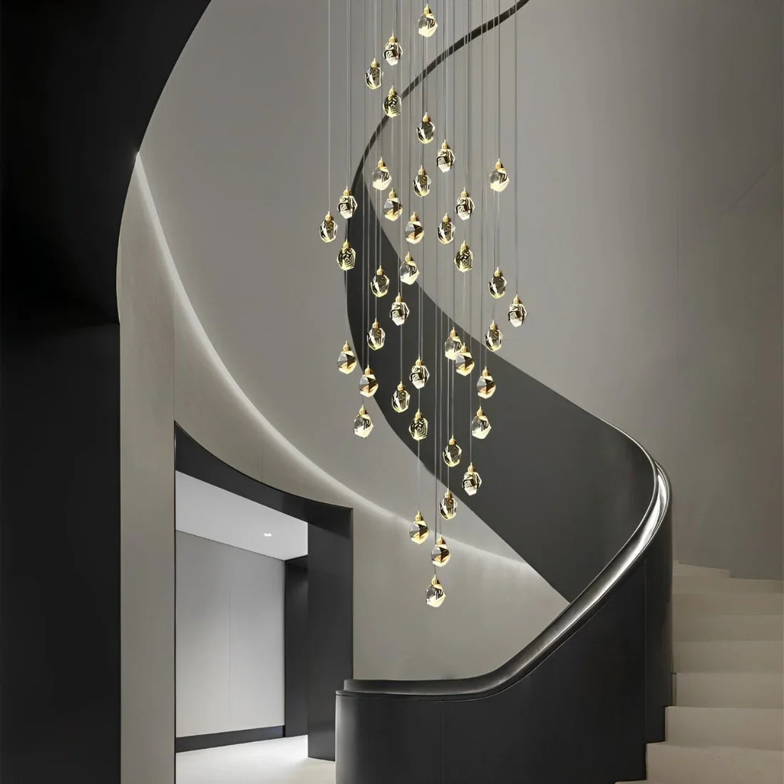 Angle Cluster Chandelier