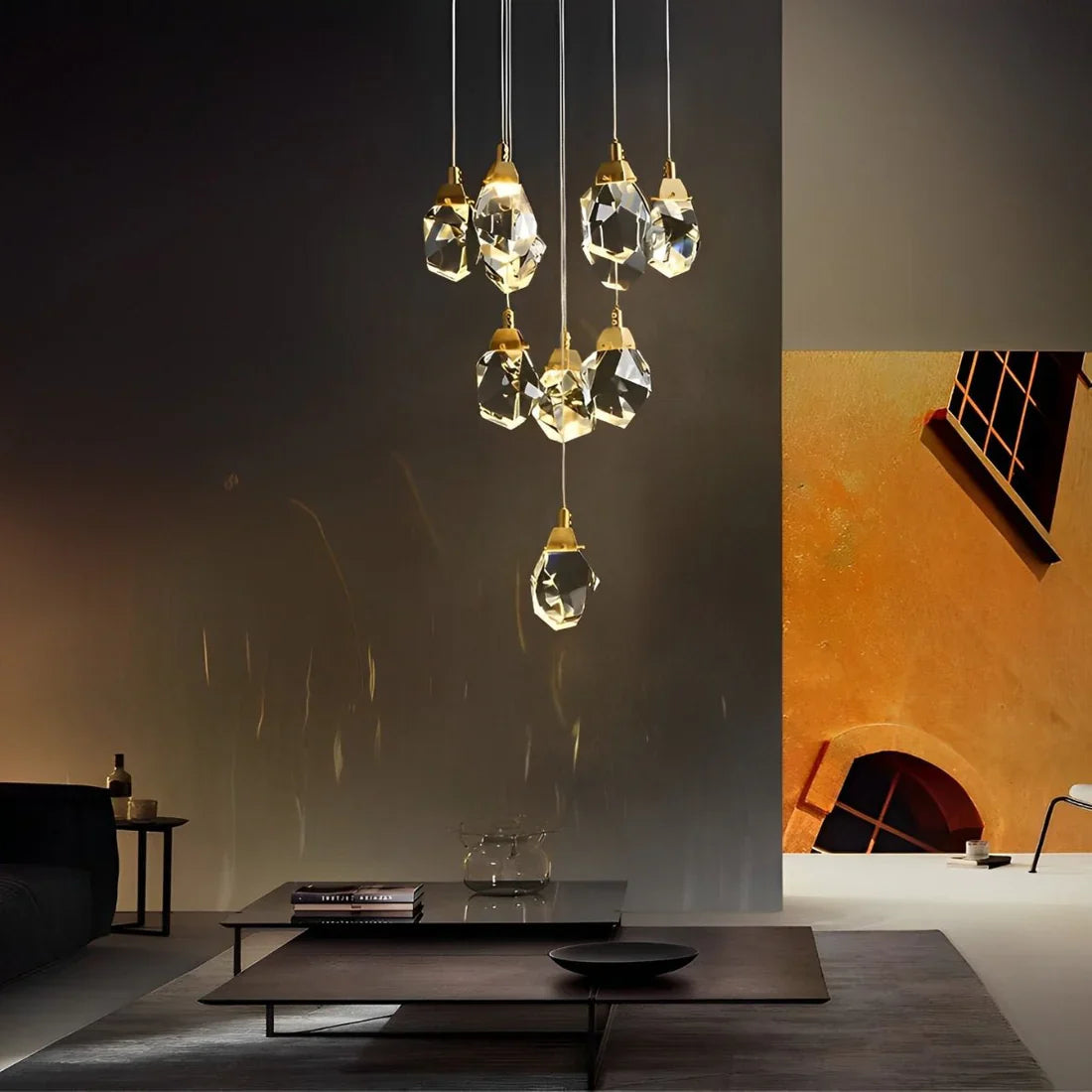 Angle Cluster Chandelier