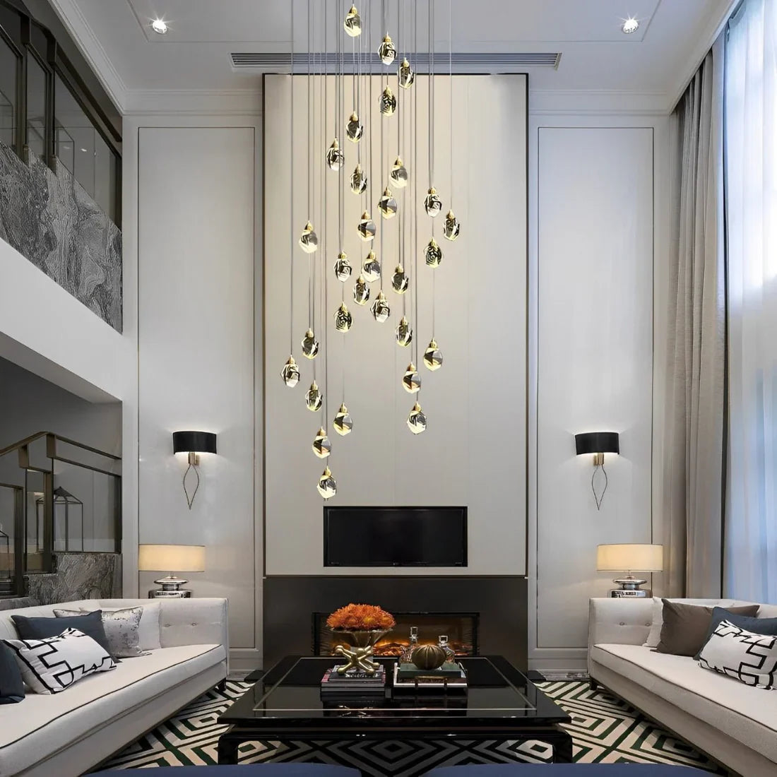 Angle Cluster Chandelier