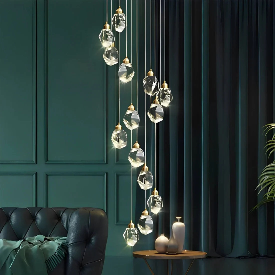 Angle Cluster Chandelier