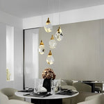 Angle Multi-Lights Round Chandelier