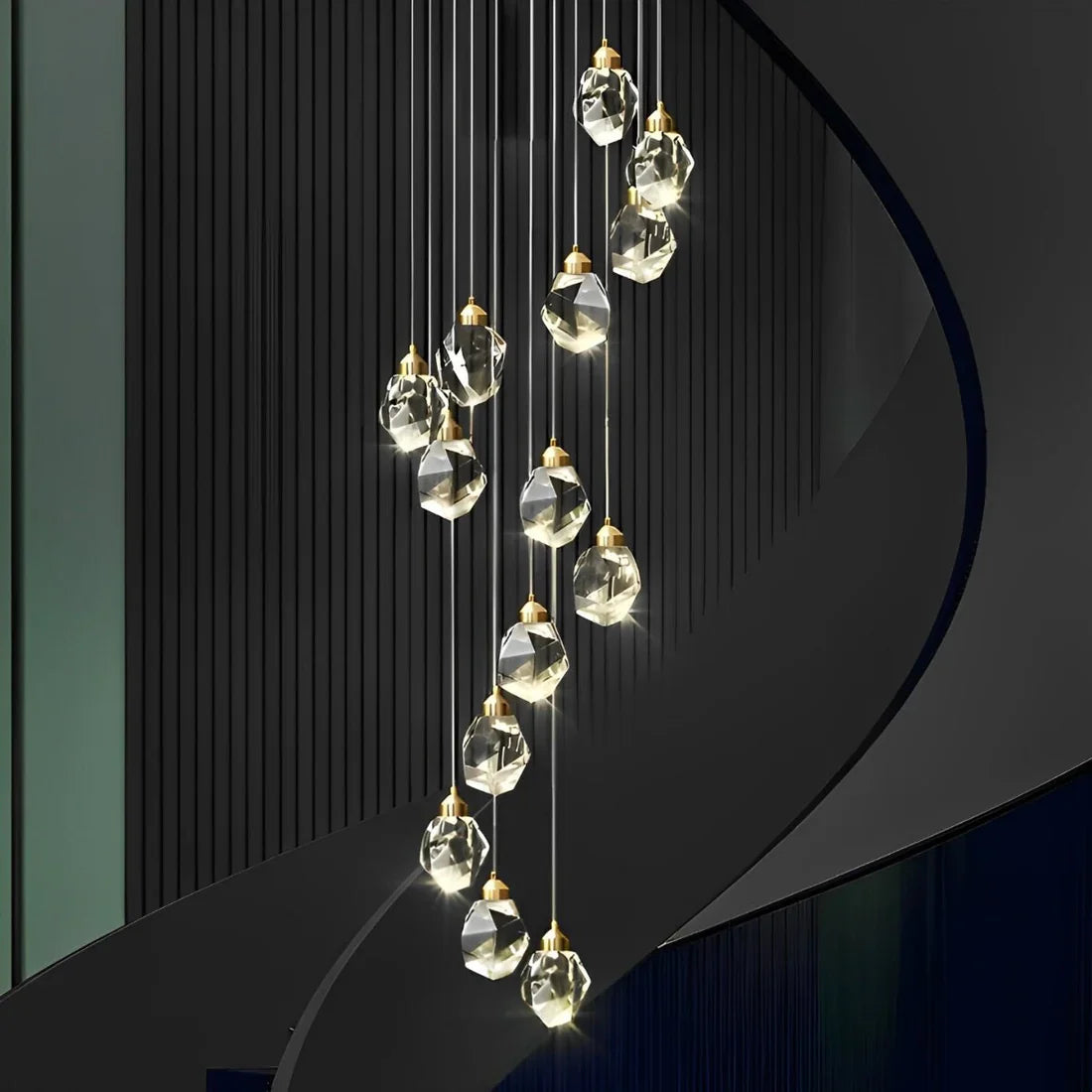 Angle Cluster Chandelier