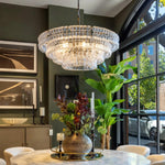 Ghiaccio Glass Round Chandelier