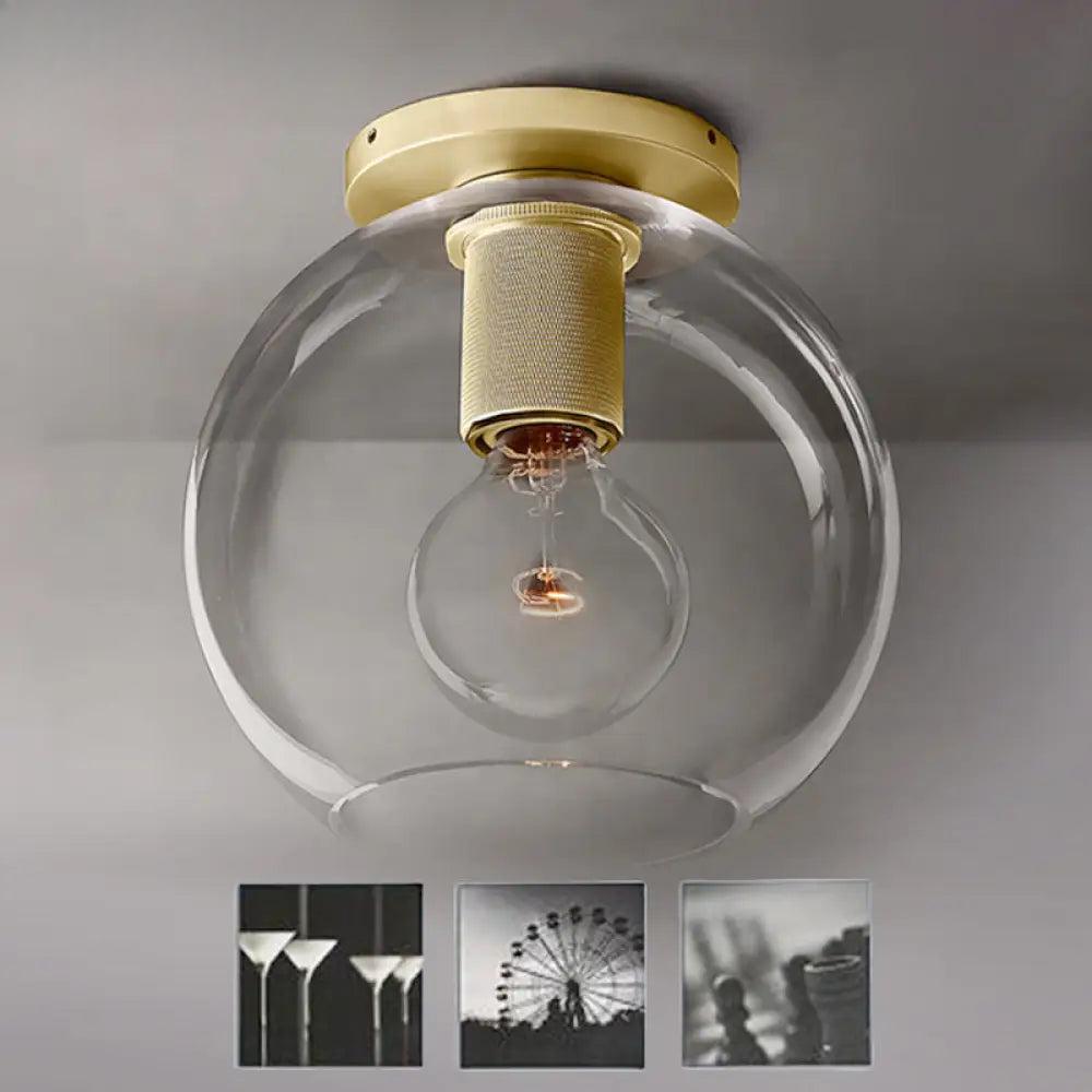 Utivence Globe Flush Mount