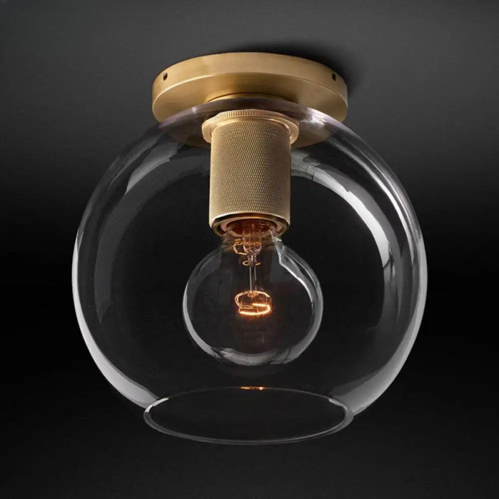 Utivence Globe Flush Mount